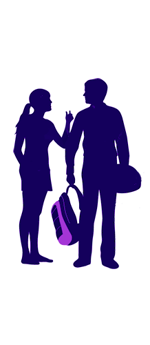 Two young people